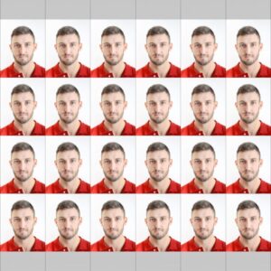 Passport Size Photo (42 Pcs)